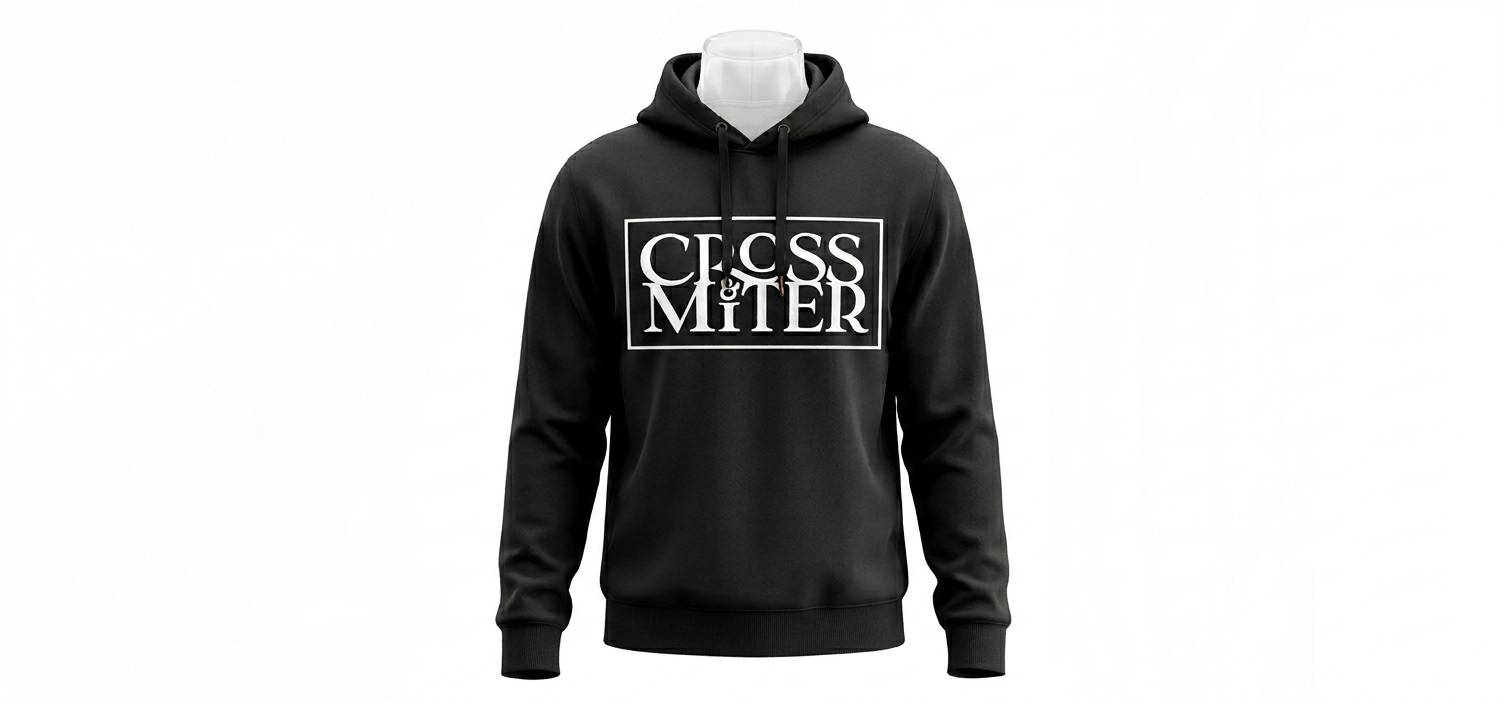 Cross & Miter Hoodie (BLK)